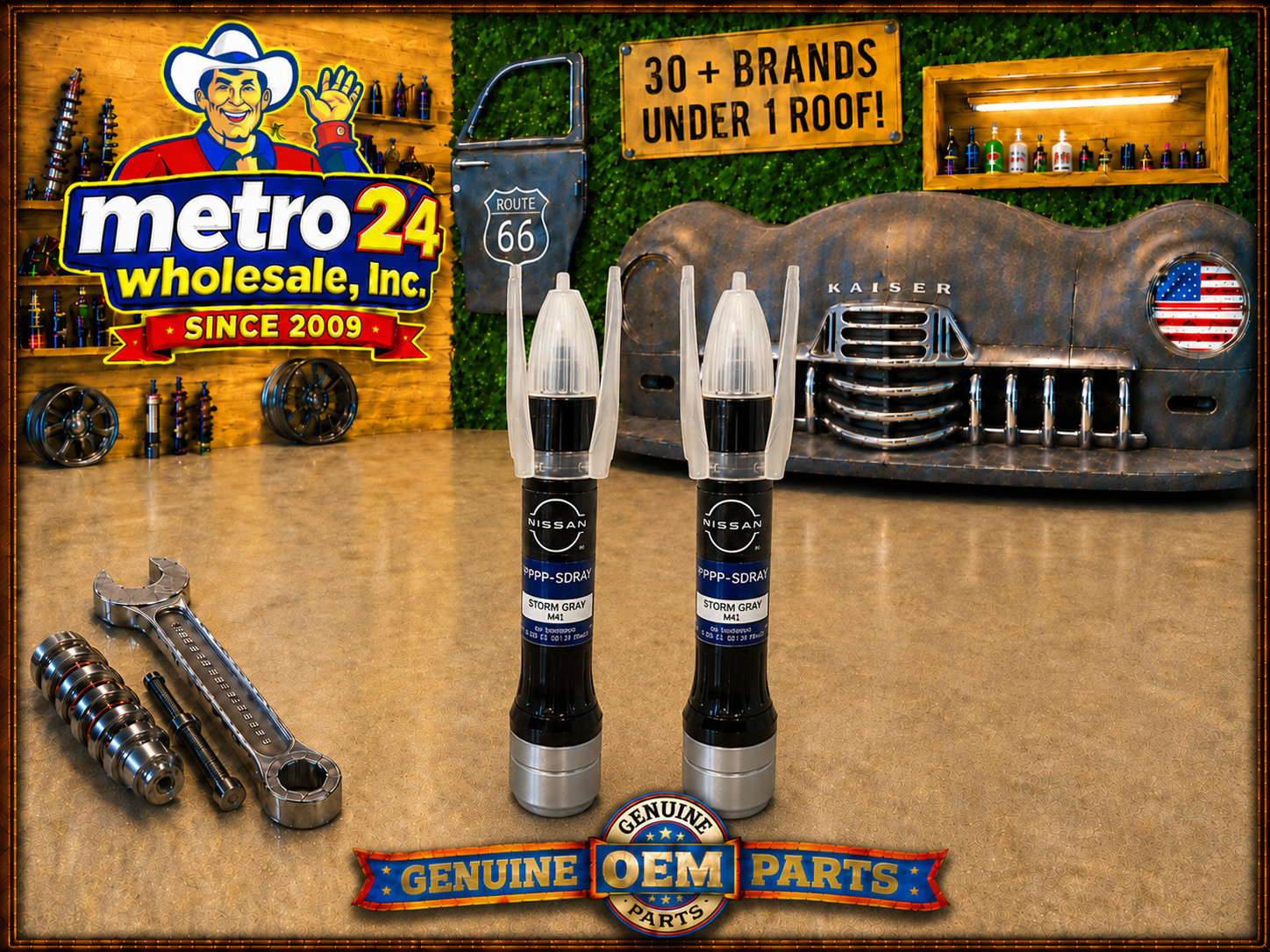 (2) Genuine Nissan Deep Blue Pearl Touch-Up Paint Pen (Code RAY) 999PP-SDRAY