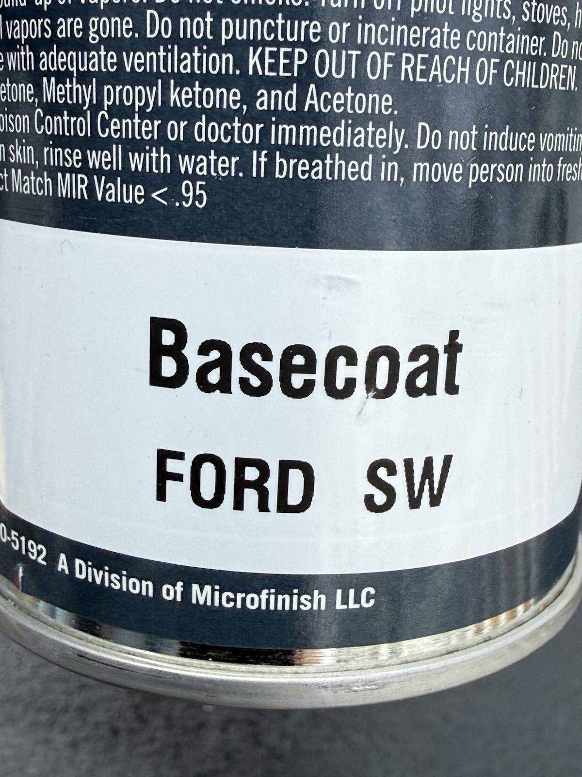 Automotive Touch Up Spray Paint 12 oz Ford SW -Basecoat ONLY