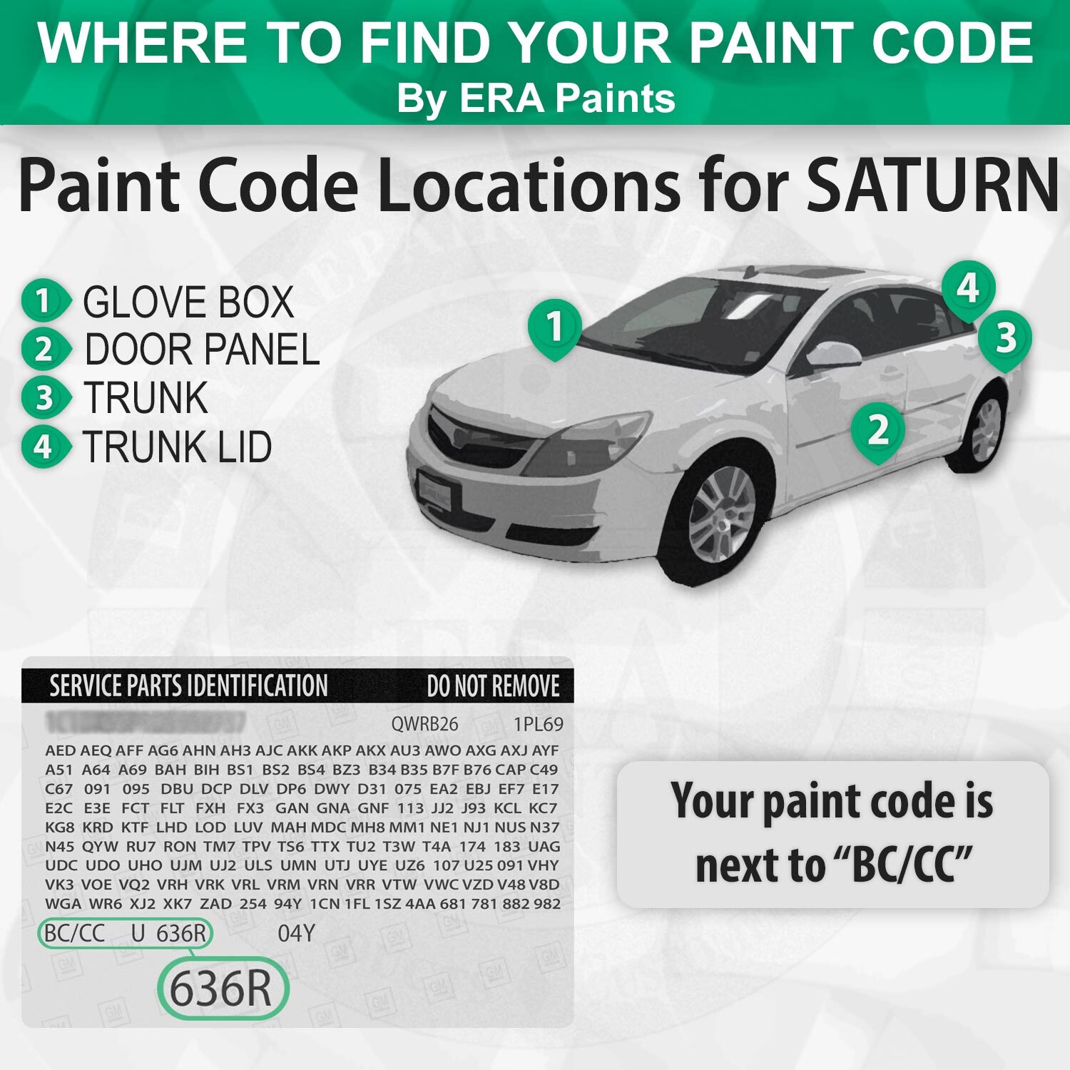 SATURN WA520Q – Mystique Blue Flash Metallic OEM Match Touch Up Paint Kits