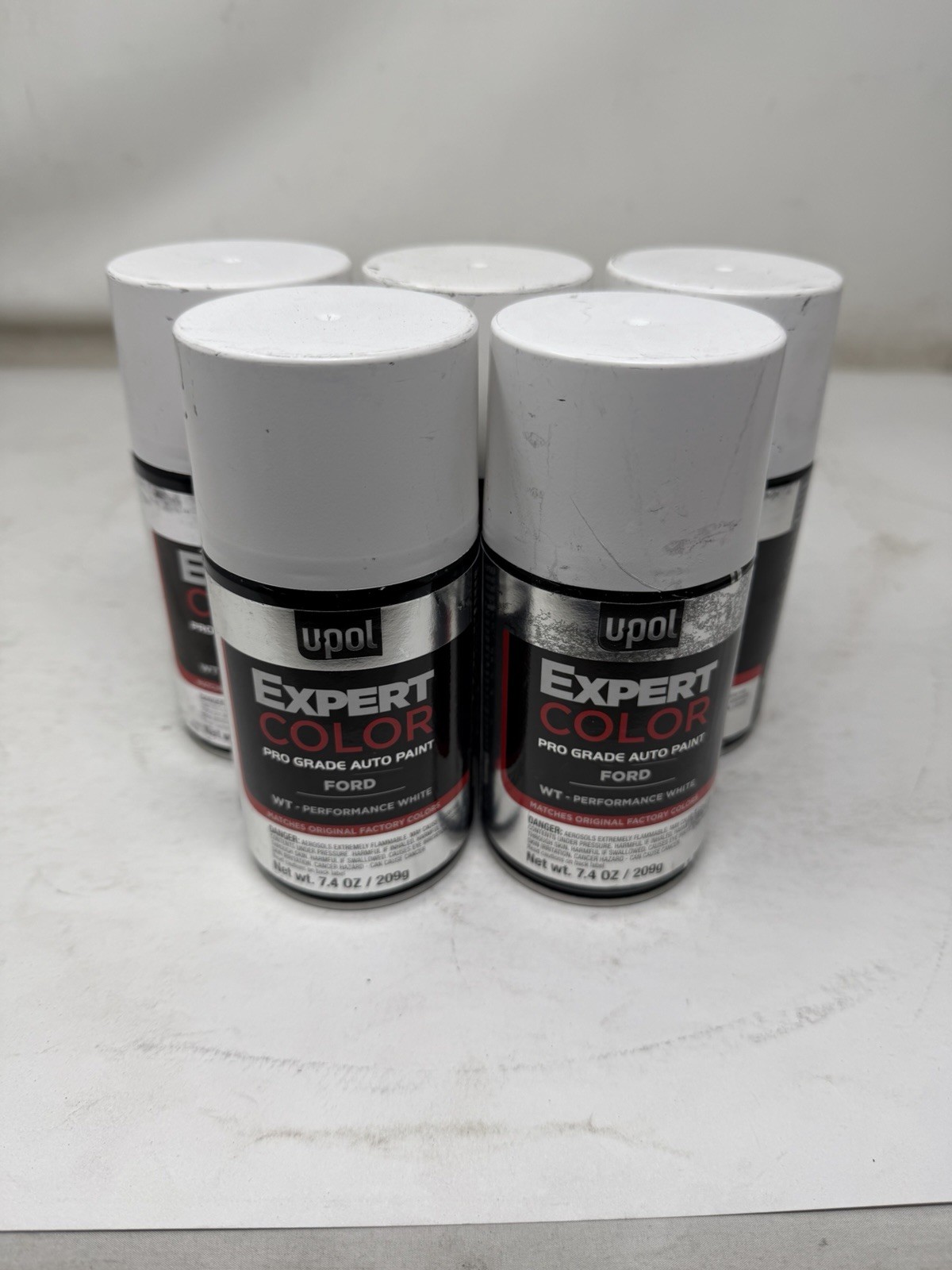 U-POL Expert Spray Paint for Ford Performance White WT , upfm200 7.4 Oz
