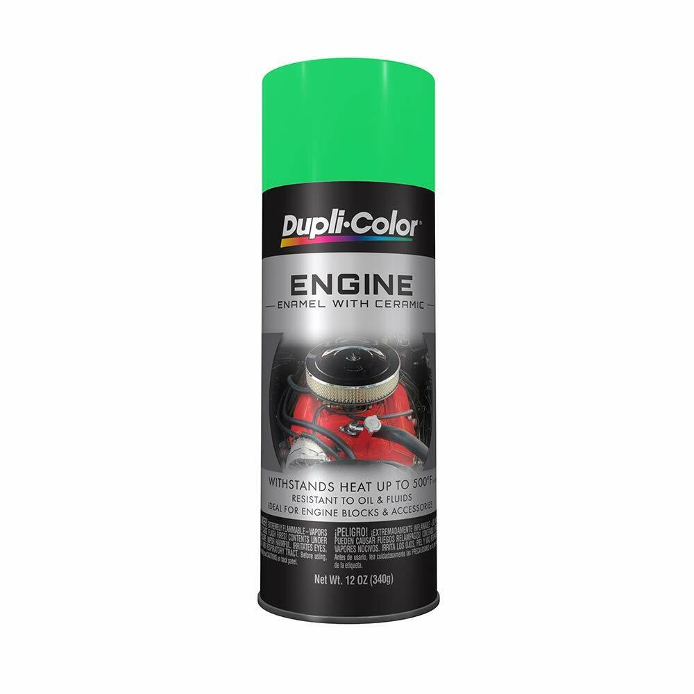 Dupli-Color DE1641 Engine Enamel Spray Paint Ceramic Grabber Lime Green 12 oz