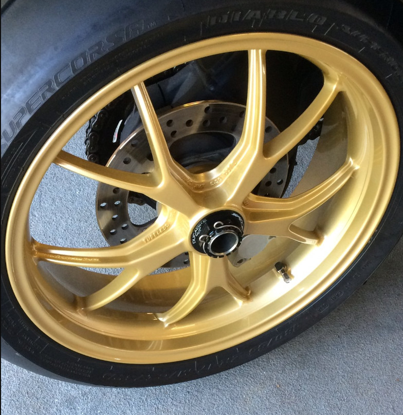 Gloss Gold Wheel Spray Paint Rim Steel Metal Aluminum Plastic +Clear Coating 3PK