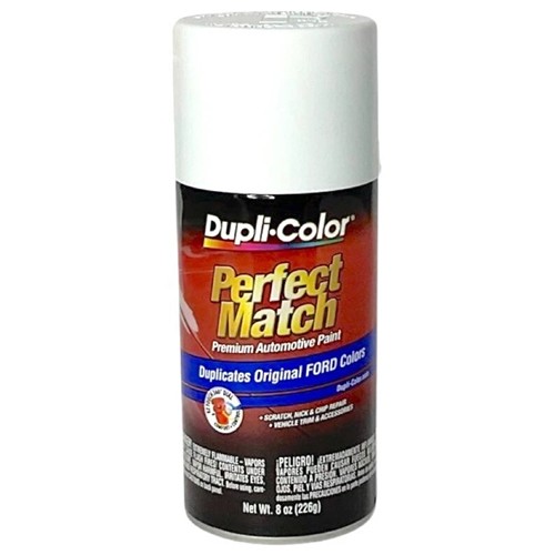 Dupli-Color Perfect Match Premium Auto Paint, Ford Oxford White, 8 oz., 6-pk