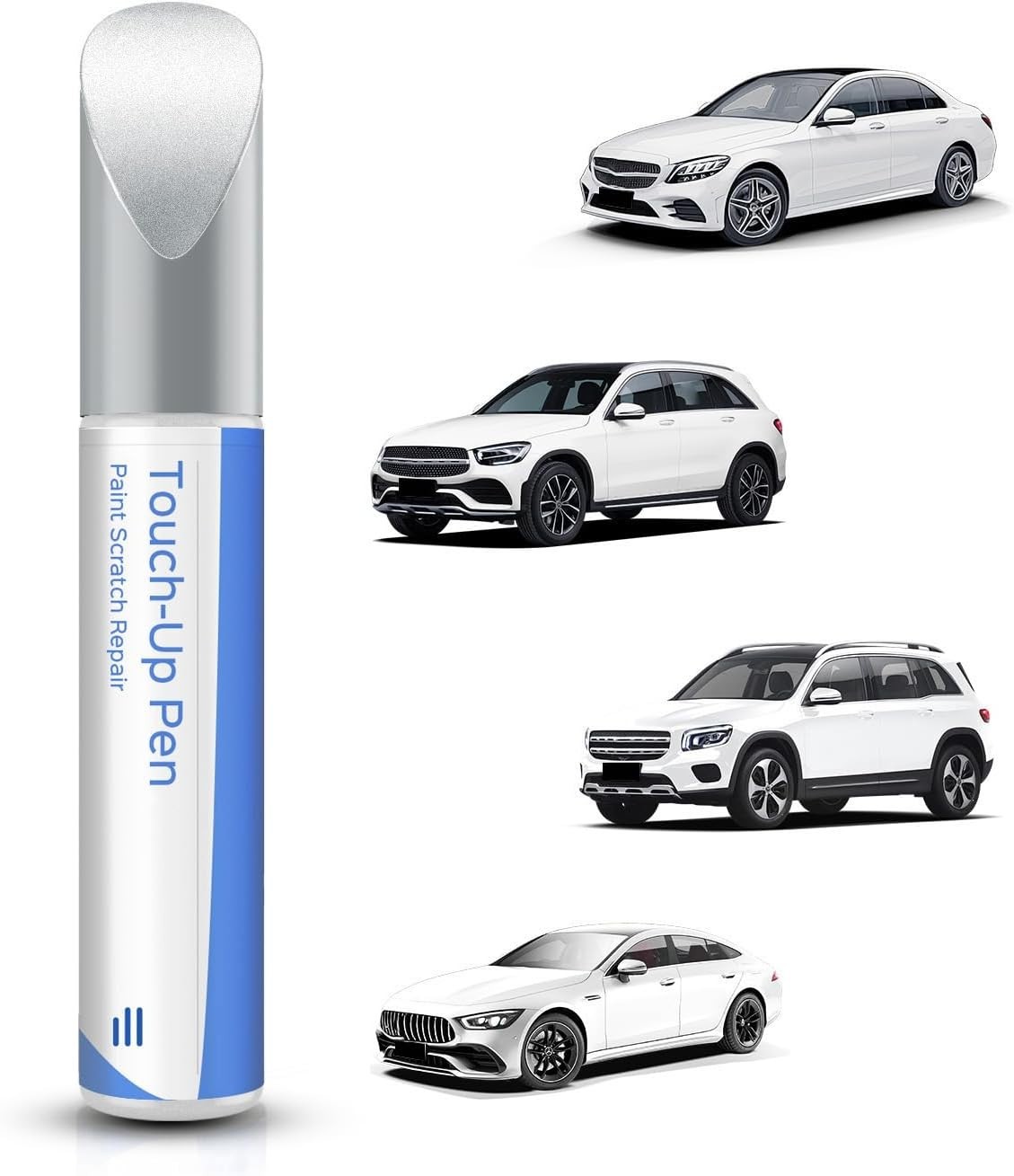 149/9149 Polar White Touch Up Paint Compatible with Mercedes-Benz Exact Match
