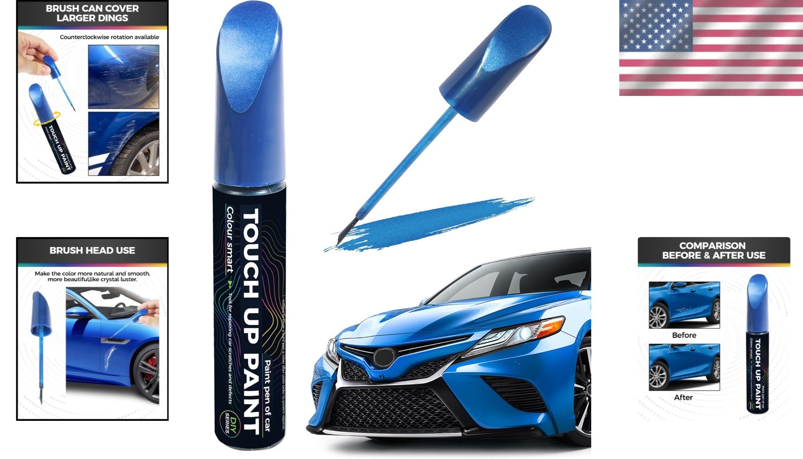 Multi-Color Car Touch Up Paint Pen – Waterproof and Easy Scratch Repair Solution