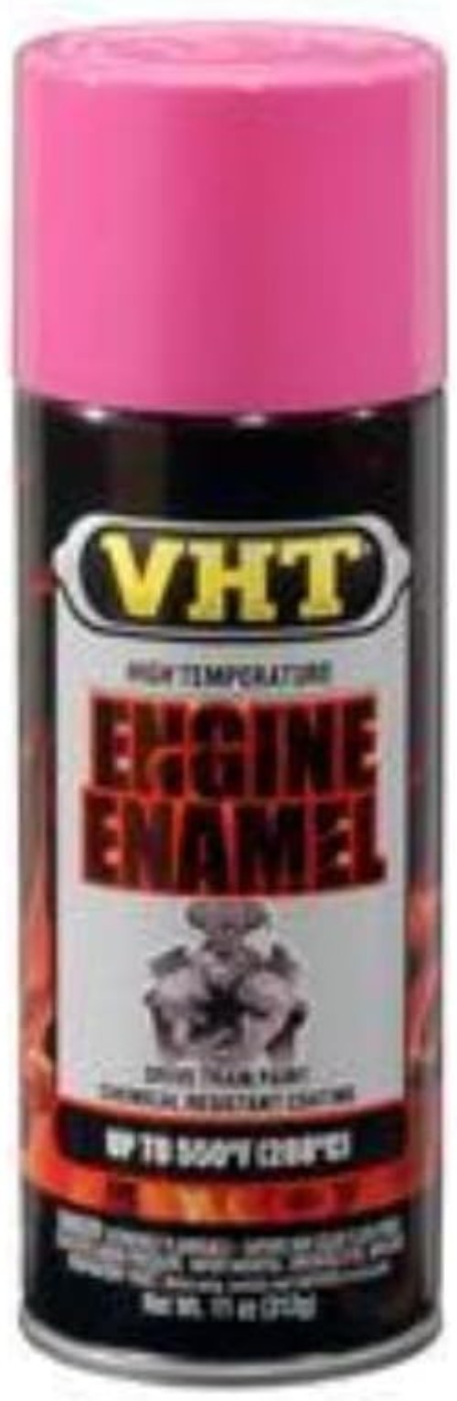 VHT SP756 Hot Pink Engine Enamel Spray Paint – 550°F Heat Resistance, 11oz Can