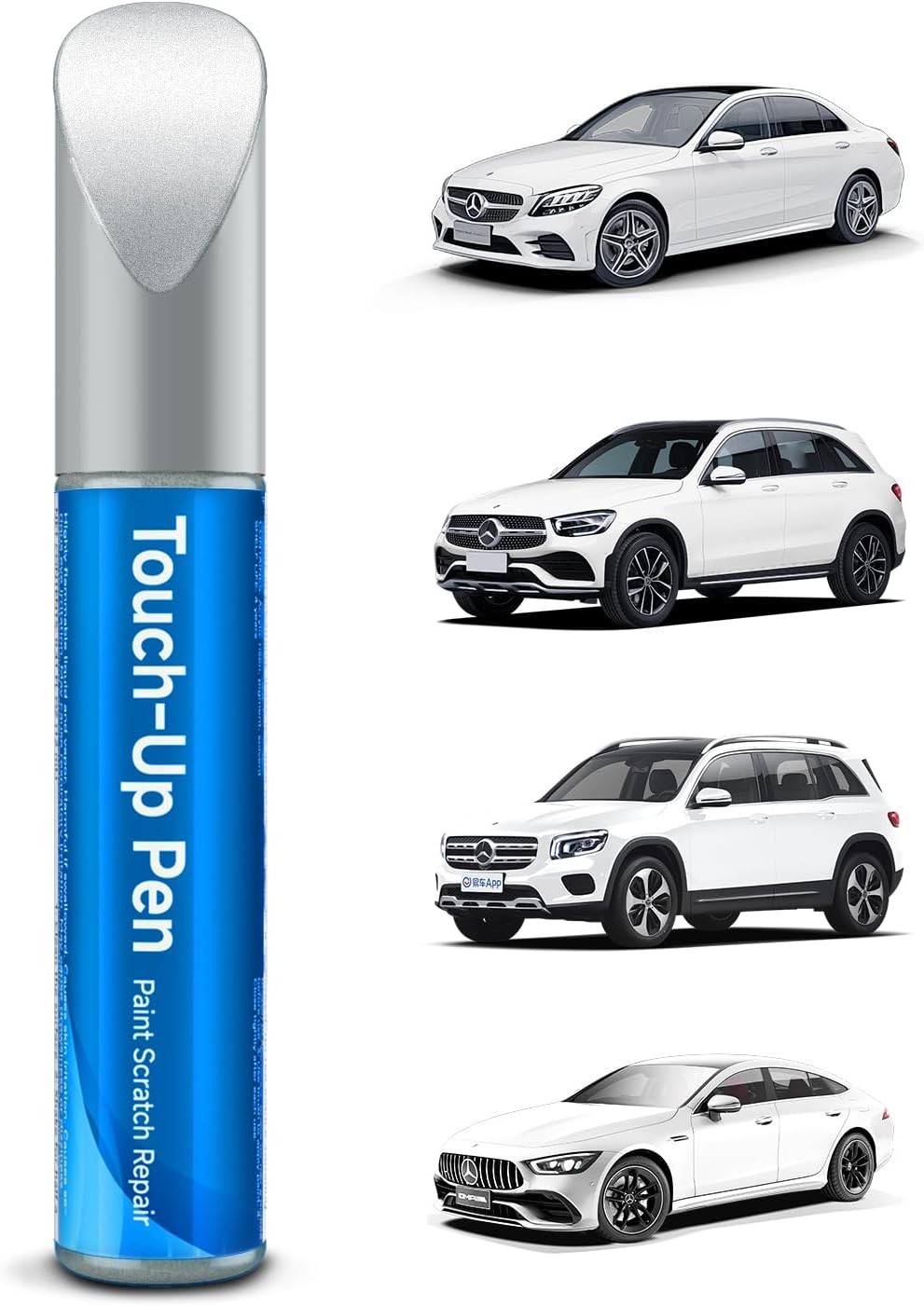 Car Touch up Paint(Polar White(149/9149)) for Mercedes-Benz, Car Paint Scratch R