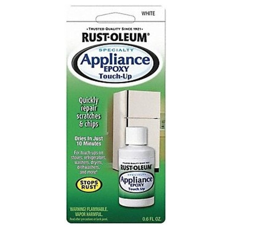 Rust-Oleum 203000 Specialty Appliance Touch Up Paint, 0.6 Ounce, White