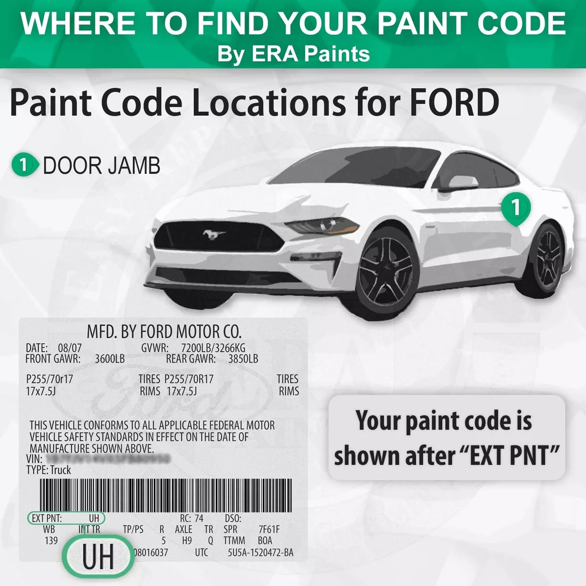 Gloss Single Stage Spray Paint For Ford Cinnamon Metallic HT