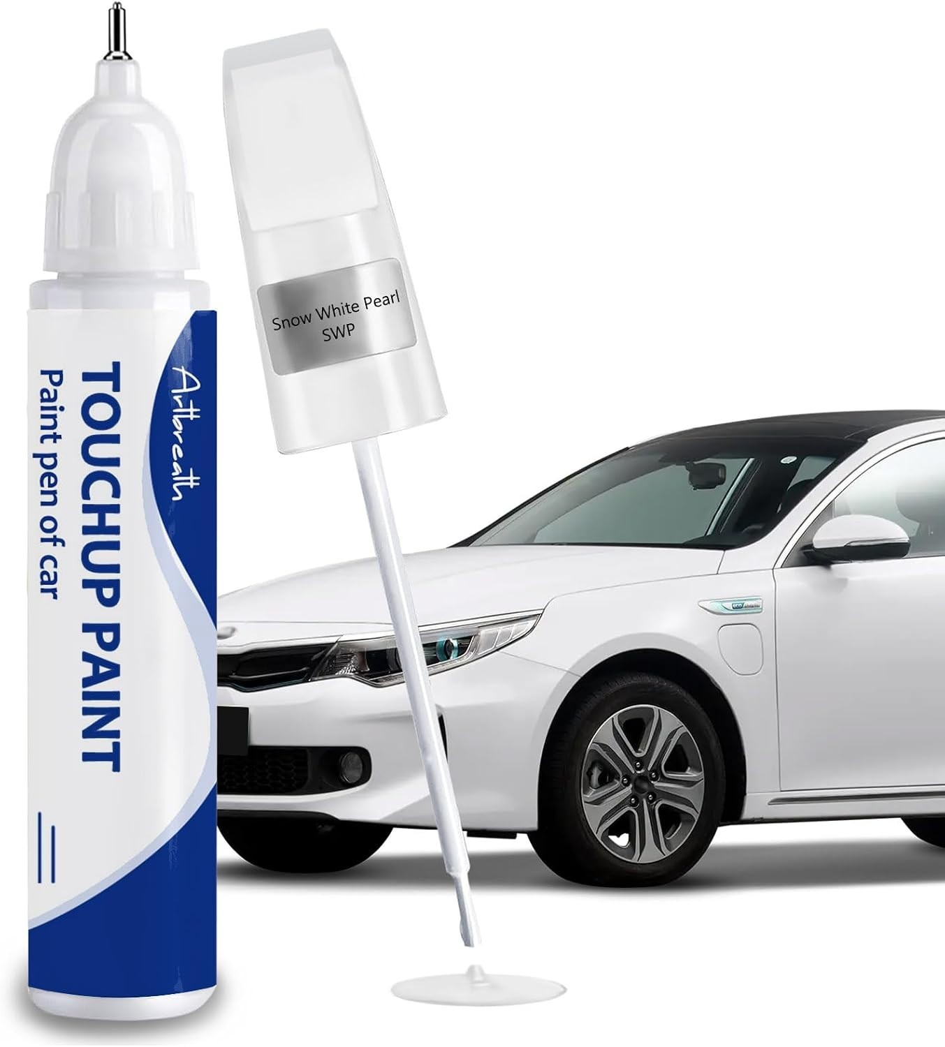 Kia-Compatible Snow White Pearl Scratch Repair Paint – Chip Resistant & Glossy