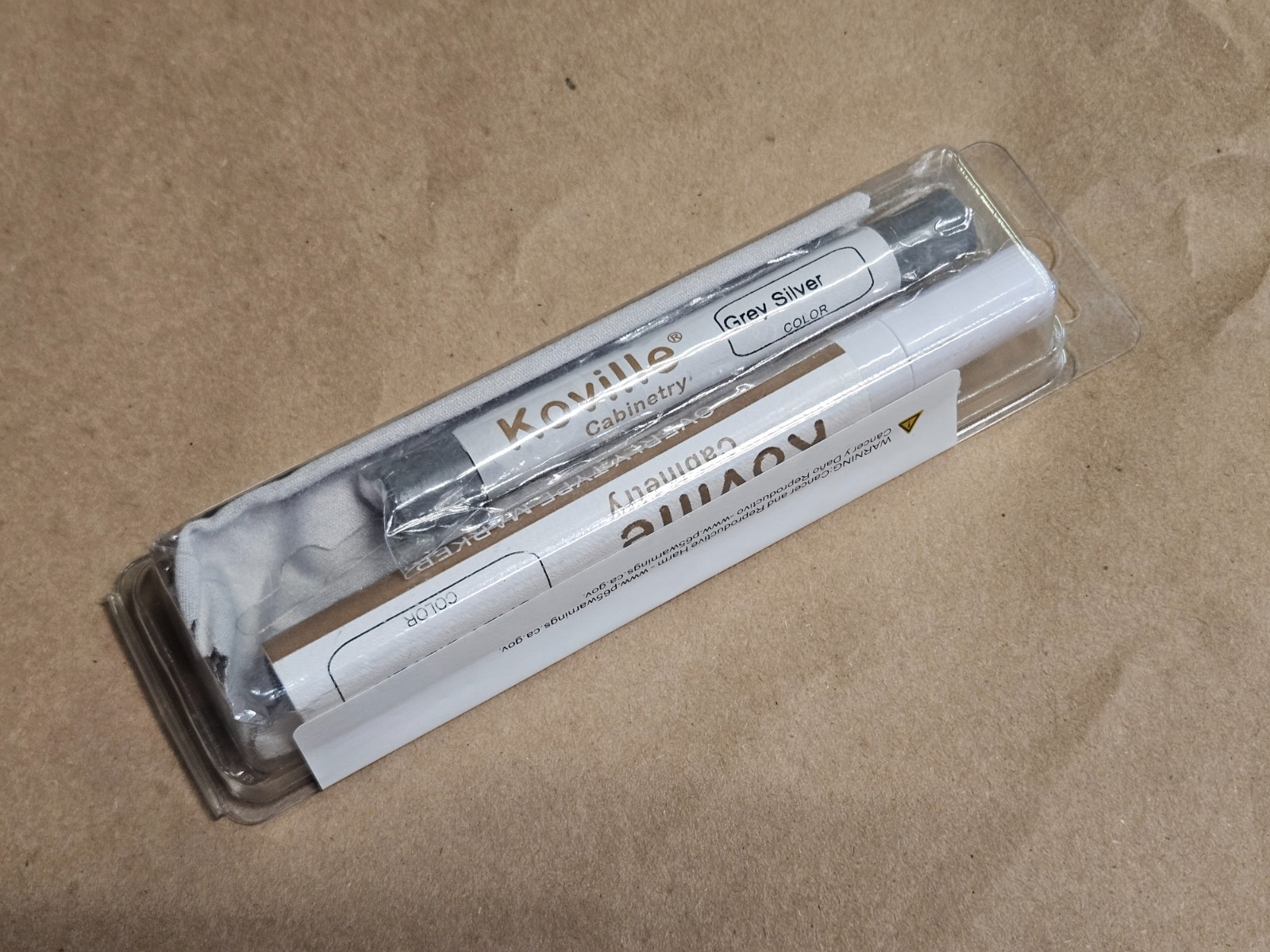 Koville Cabinetry Grey Silver Touch Up Kit