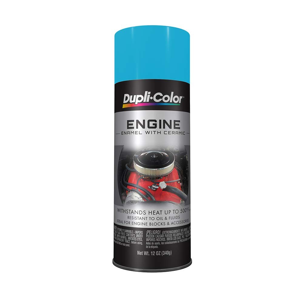 Dupli-Color DE1643 Engine Enamel Spray 12 Ounce (Pack of 1), Torque ‘N’ Teal