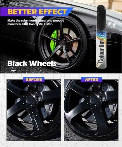 Black Touch-up Paint Pen for Car Scratch and Wheel Rim Repair