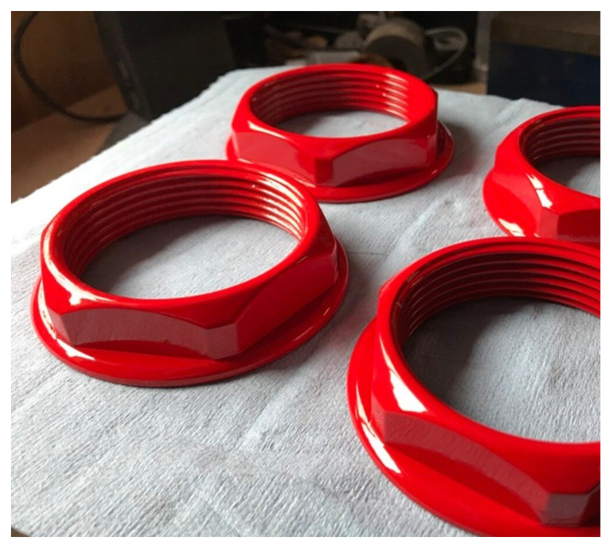 Gloss Red Wheels Spray Paint Rims Steel Aluminum Plastic +Primer Coating 3 Cans