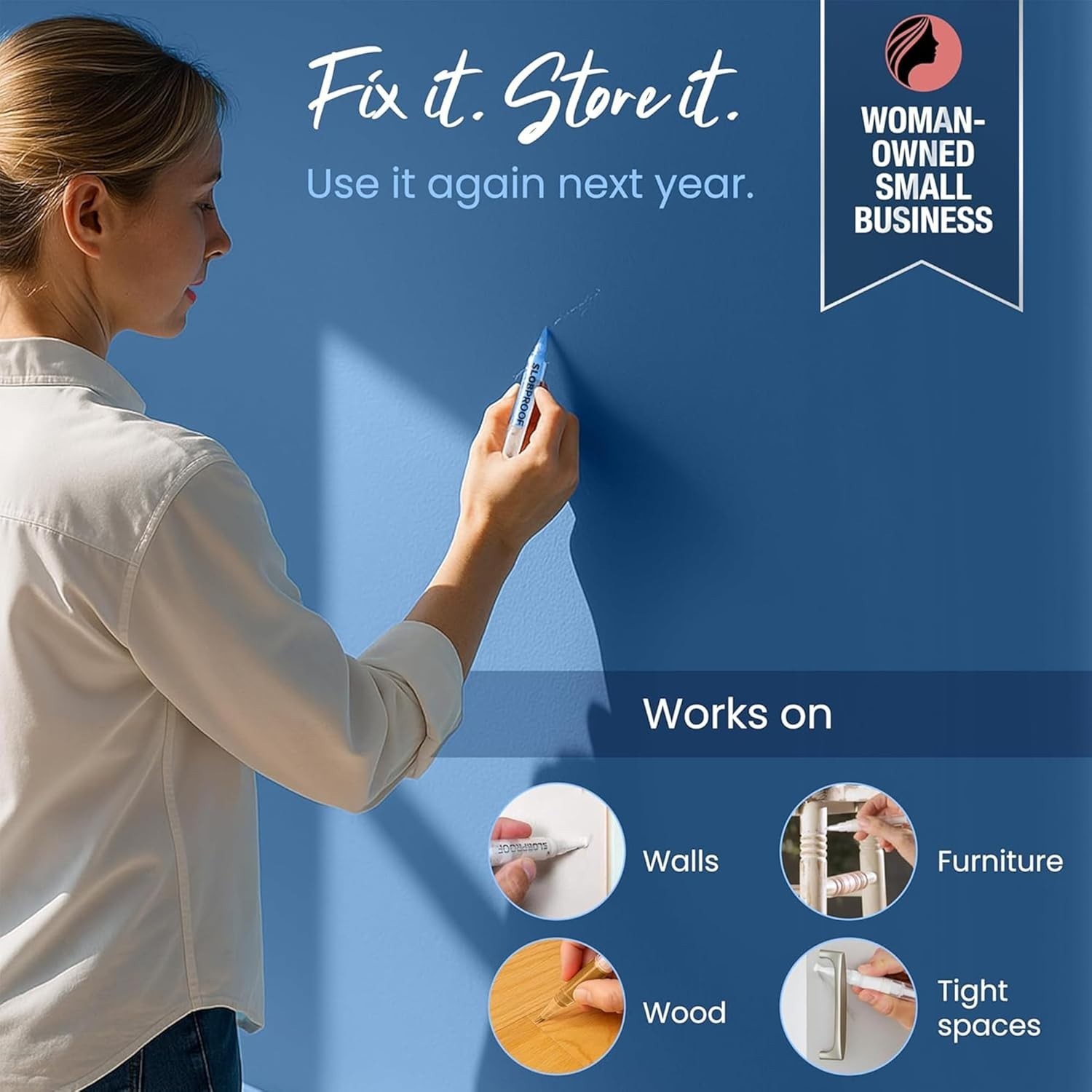 Airtight Touch-Up Paint Pen Set – 5 Precision Tools for Lasting Home Maintenance