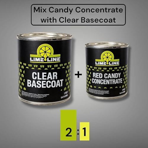 Transparent Candy Concentrate Automotive Paint 4oz – Solvent-Based Blue Color
