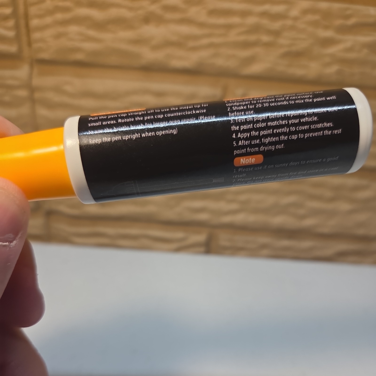 Waterproof White Car Scratch Repair Paint Pen – Quick-Dry & Fade Resistant