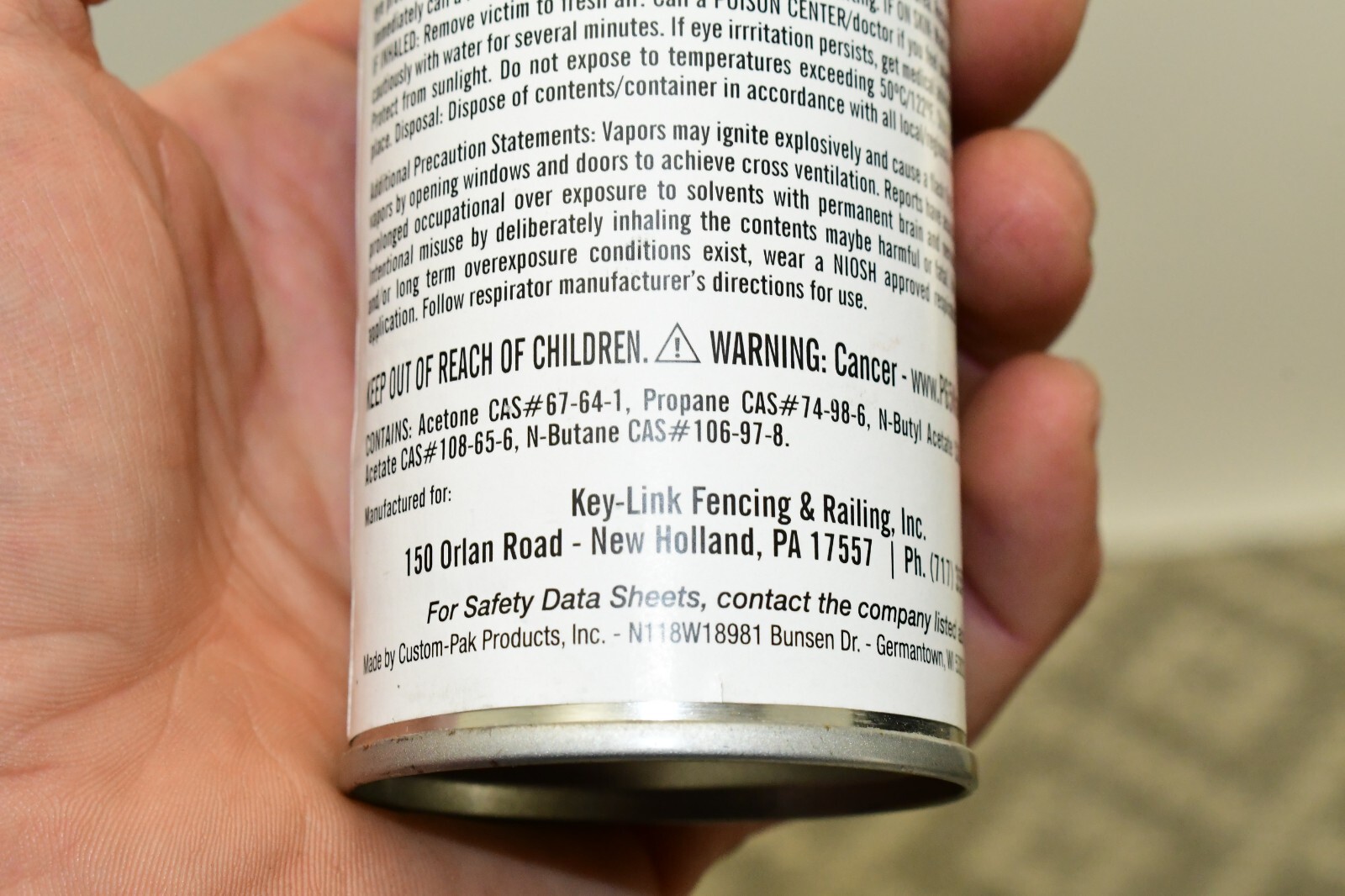 SILVER Touch-Up Spray Paint for Key-Link Railing Fencing ARSPCSI 4.5 oz Can