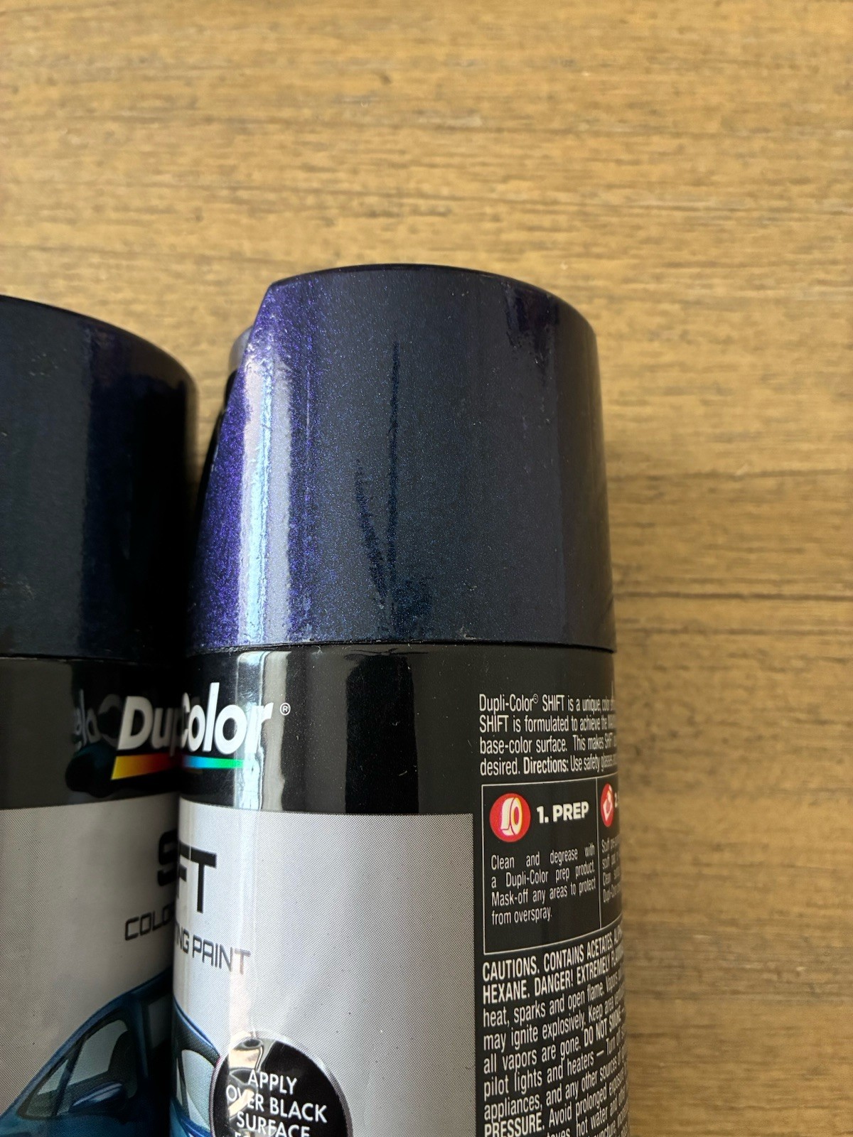 2 Duplicolor SH501 Purple Blue SHIFT Color-Shifting Spray Paint – 12 Oz NEW