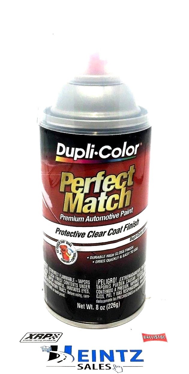 Duplicolor BCL0125 Perfect Match Protective CLEAR Top Coat Finish – 8 oz Aerosol