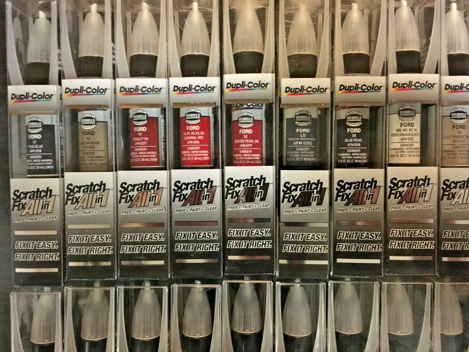 Dupli-Color FORD Scratch Fix Touch Up Paint Pen Stick All In 1, Choose Color