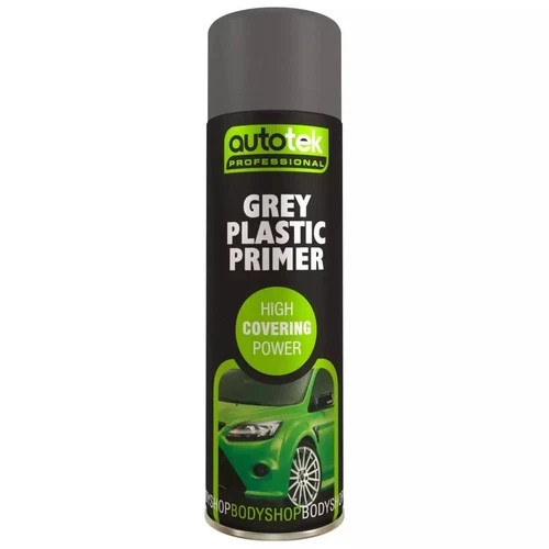 Autotek Grey Plastic Primer 500ml Adhesion Promoter Aerosol Spray 426