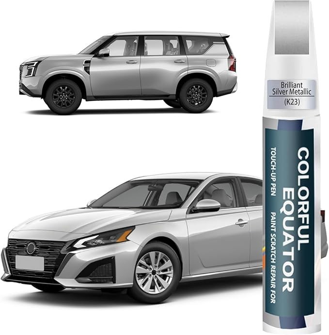 K23 Brilliant Silver Metallic Touch Up Paint for Nissan