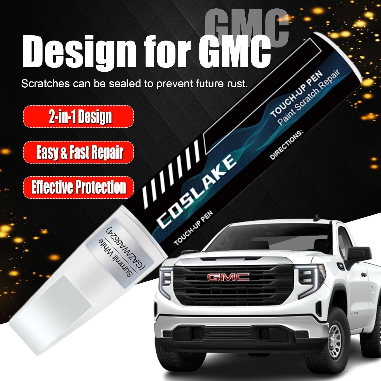 Compact Touch-Up Paint Kit in Titanium Rush Metallic – Easy Application for GMC