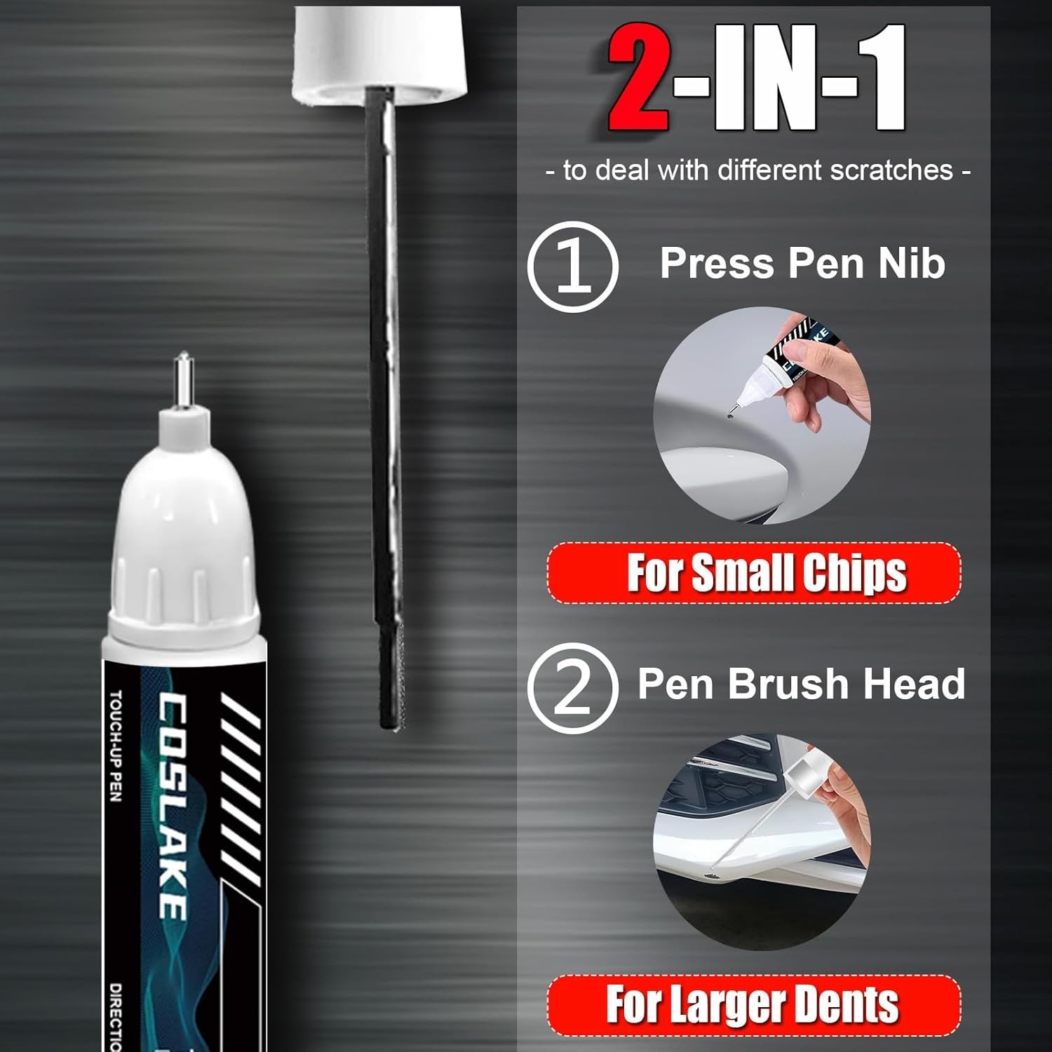 12ml Riptide Blue Metallic Touch Up Paint Kit for Fast, Flawless Vehicle Repairs
