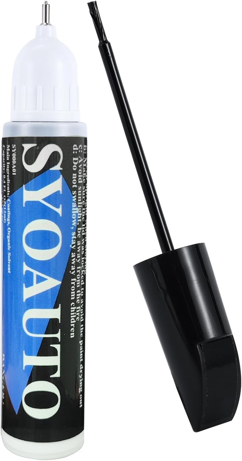 Seamless Black Touch Up Paint for Vehicle Chips – Waterproof, Quick Dry, 0.4 oz