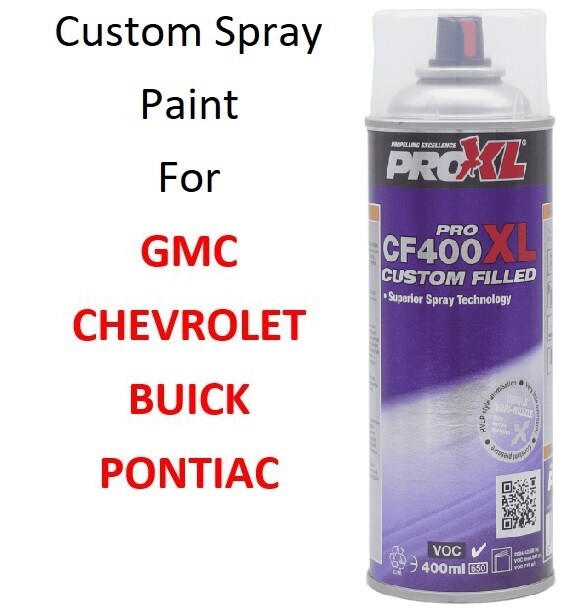 Custom Automotive Touch Up Spray Paint For CHEVY GMC PONTIAC BUICK