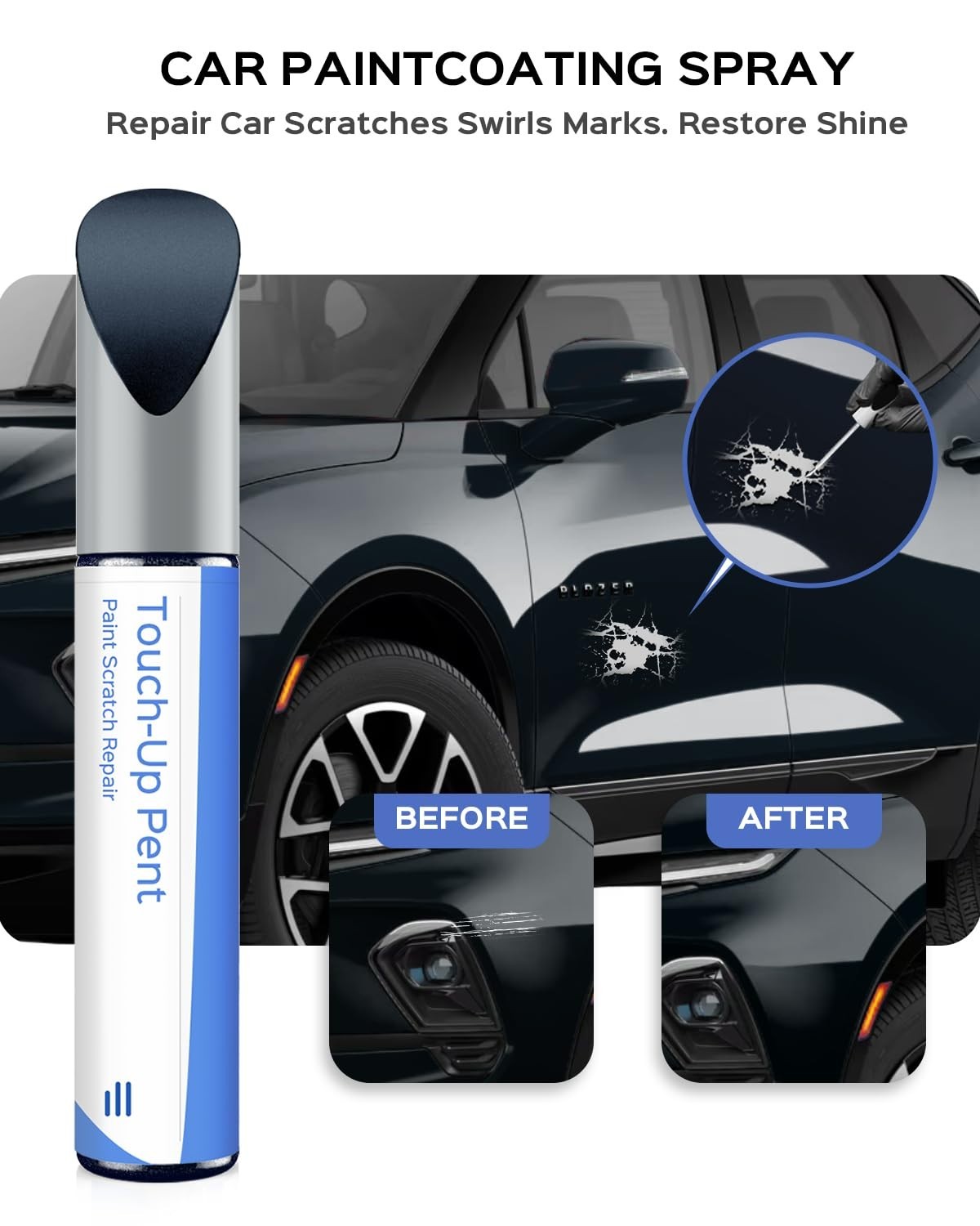 Northsky Blue Metallic Touch Up Paint for Chevrolet – Exact Match for Chips & Ni