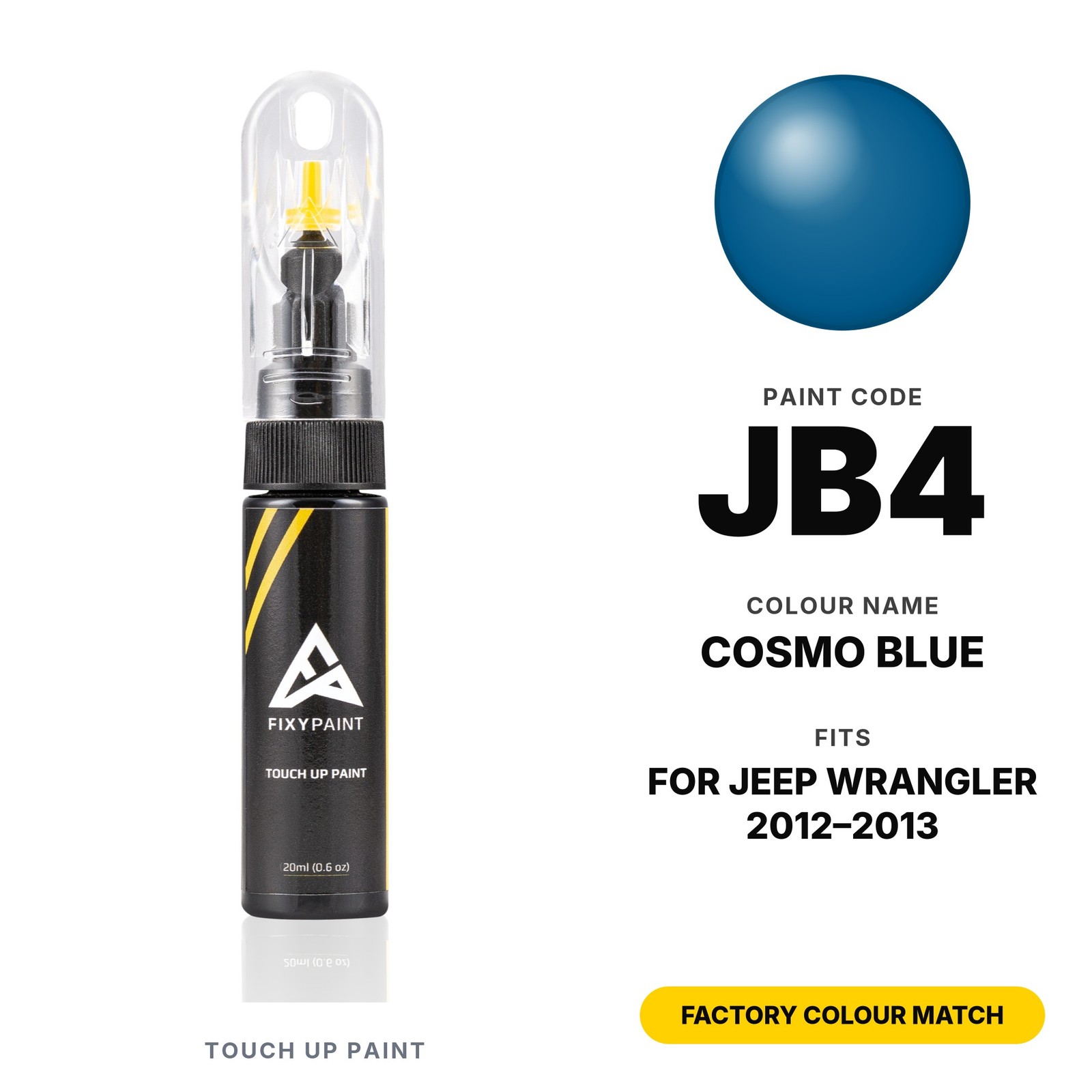 Touch Up Paint For Jeep Wrangler JB4 Cosmo Blue Kit Professional Chip Fix Kit