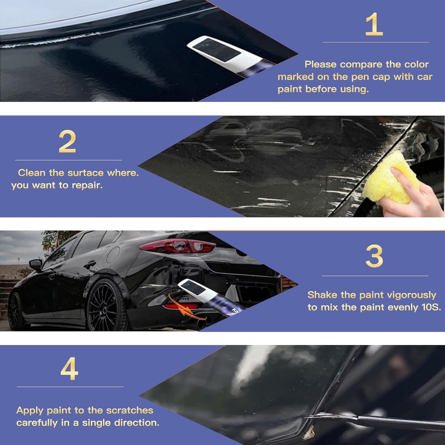 Rust Resistant Snowflake White Pearl Tricoat Touch Up Paint – Perfect for Mazda