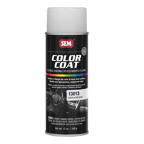 SEM 13013 Color Coat Specialty Flexible Coating, Satin Gloss Clear, 16 oz