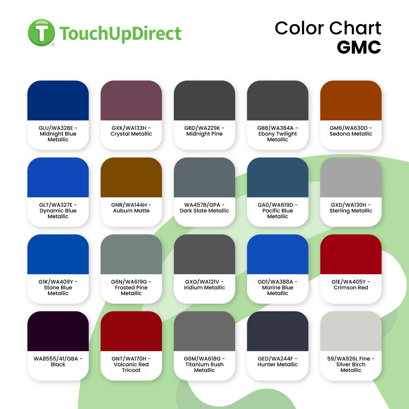 GMC Touch Up Paint by TouchUpDirect – Brush or Spray Paint – Choose Your Color