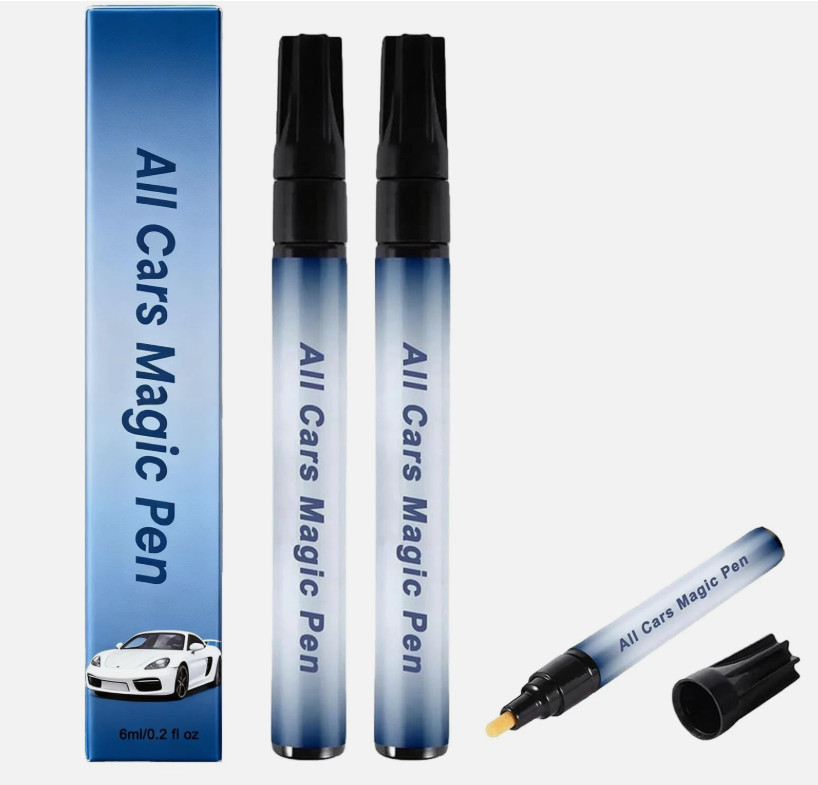 2 Pack All Cars Magic Pen Scratch Remover Clear Coat Repair Applicator Tool Set