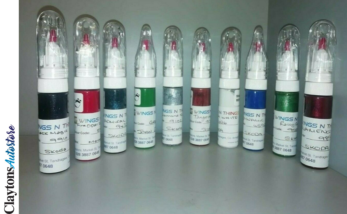 TOUCH UP 20ML BRUSH CAR PAINT FOR NISSAN MOSS GREEN D15 MICRA,NV400