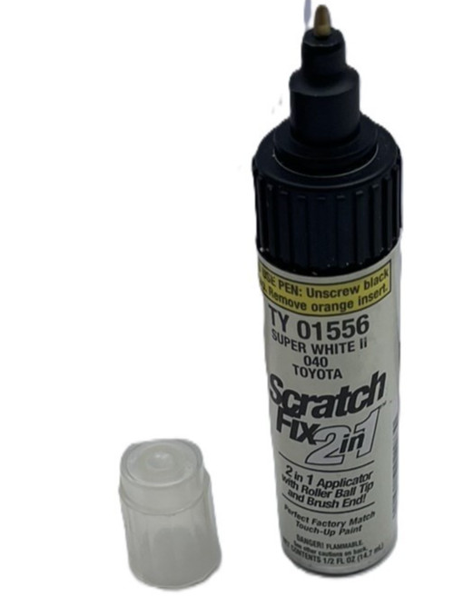 Dupli-Color Super White II TY 01556 Scratch Fix 2 In1 Paint Applicator~40 Toyota