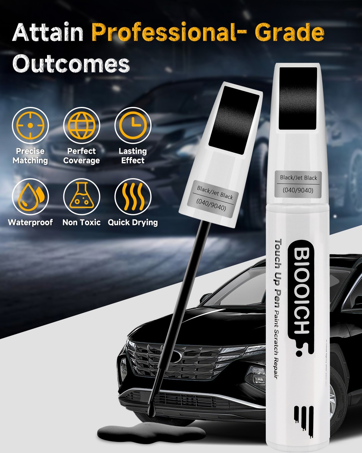 BIOOICH Touch Up Paint for Mercedes-benz Car Chip and Scratch Repair