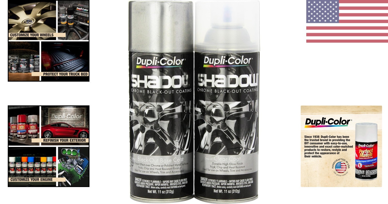 E7 Shadow Chrome Black-Out Coating 11 oz – Create Stunning Black Chrome Finish