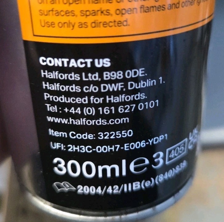 2 X MERCEDES POLAR SILVER SPRAY PAINT 300ML CANS HALFORDS