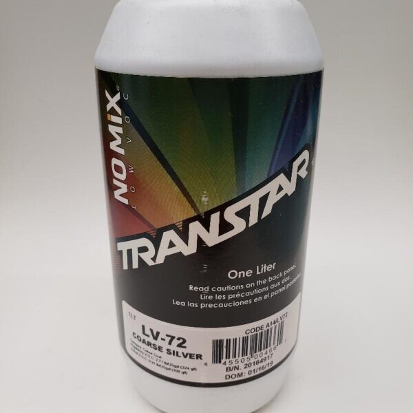 Transtar LV72 Coarse Silver- No Mix Automotive Paint Toner – 1 Liter