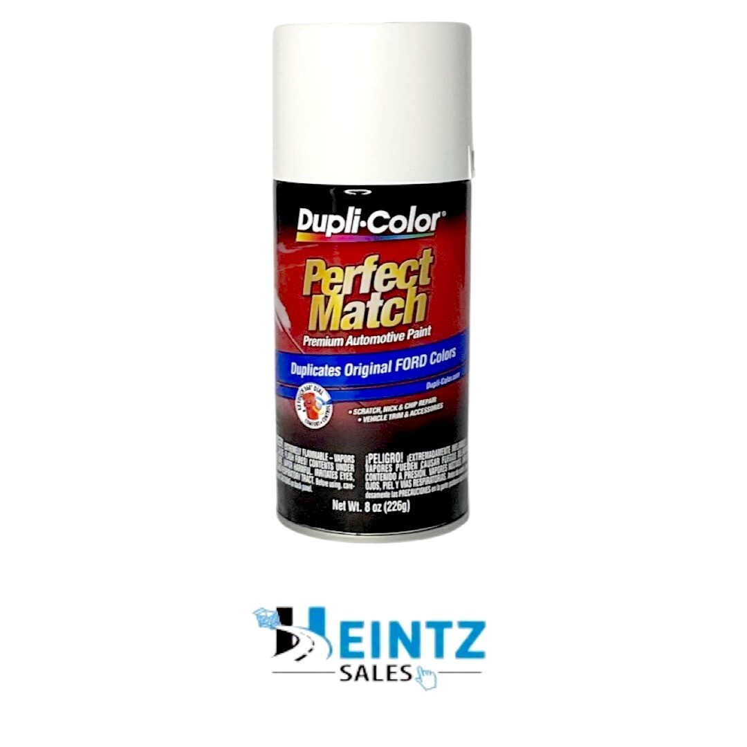 Duplicolor BFM0335 Perfect Match Ford Performance White 8 oz WB/WP/WT/YA