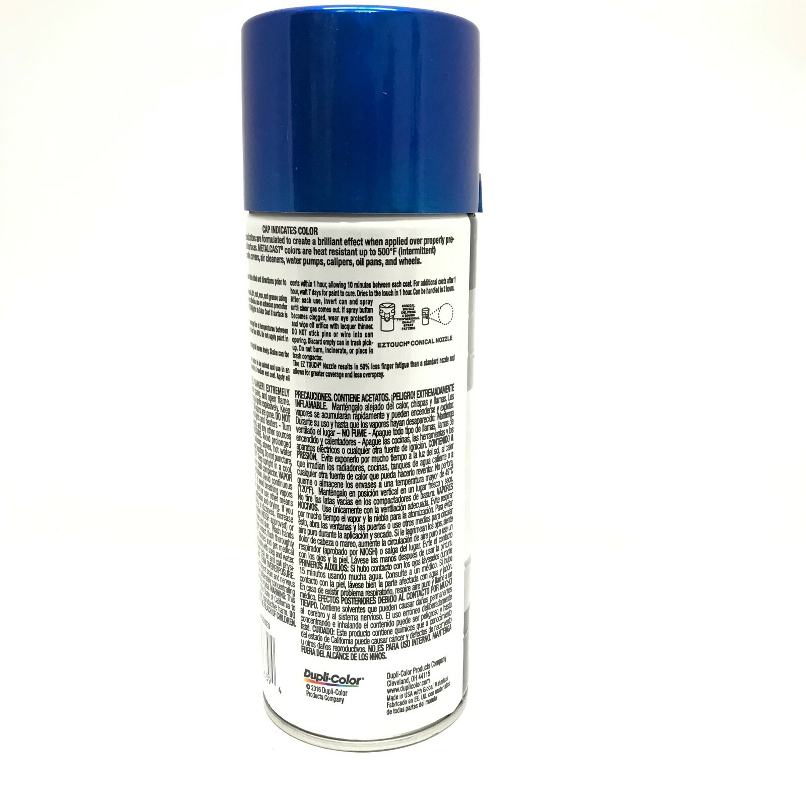 Duplicolor MC201-6 PACK MetalCast Blue Anodized Heat Resistant Coat-11oz Aerosol