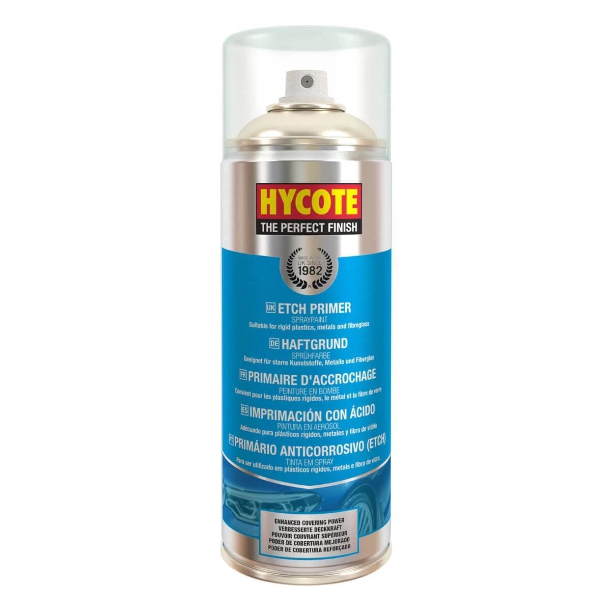 Hycote Fast Drying Metal Fibreglass Etch Primer Aerosol Spray 400ml