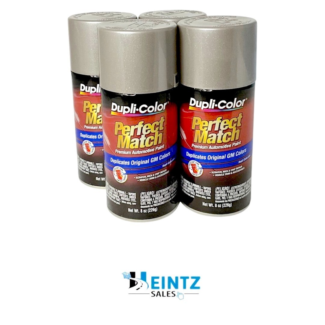 Duplicolor BGM0490 Perfect Match GM Pewter Metallic 8 oz Aerosol WA382E – 4 PACK