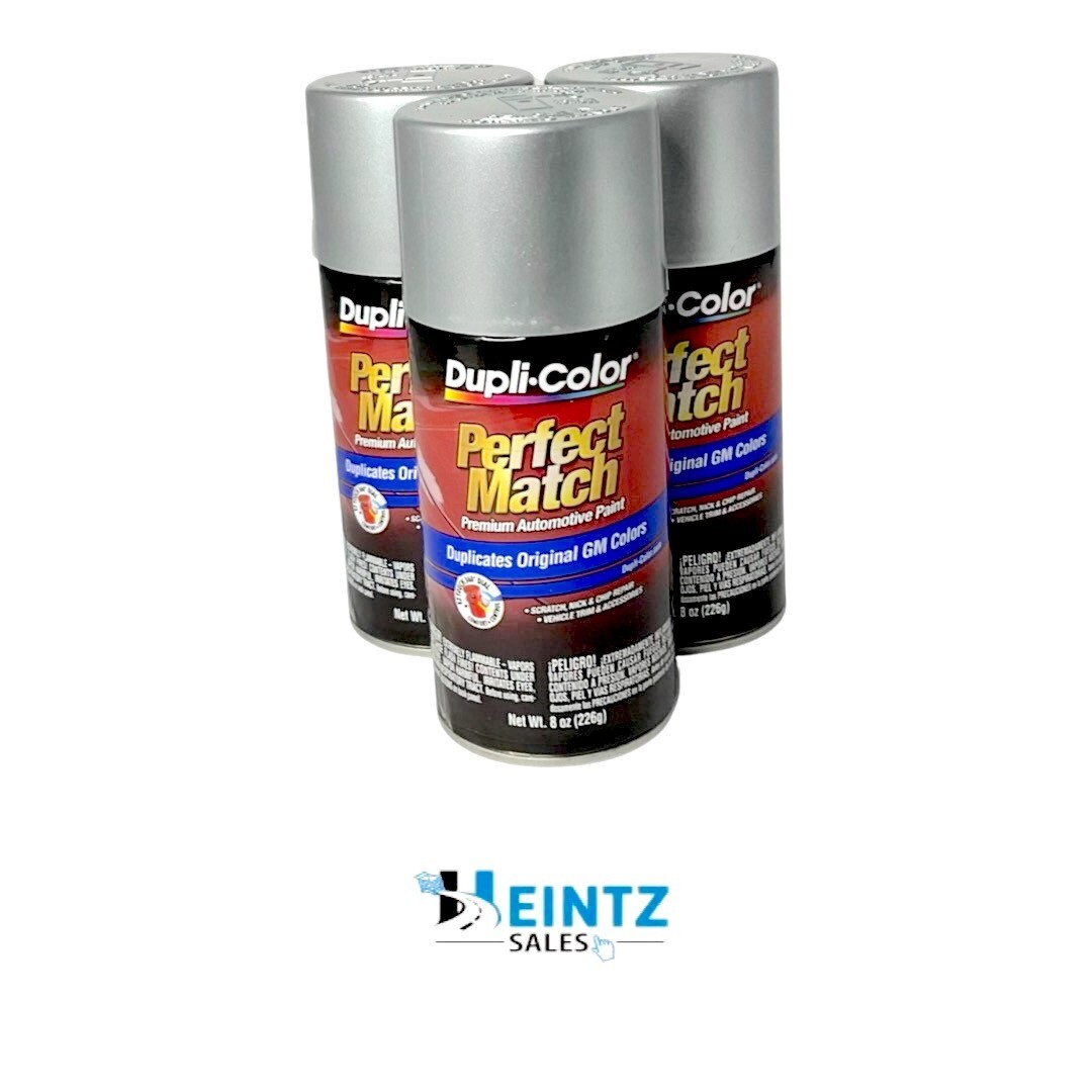 Duplicolor BGM0340 Perfect Match GM Silver Metallic 12 WA8535 13 WA7781 – 3 PACK