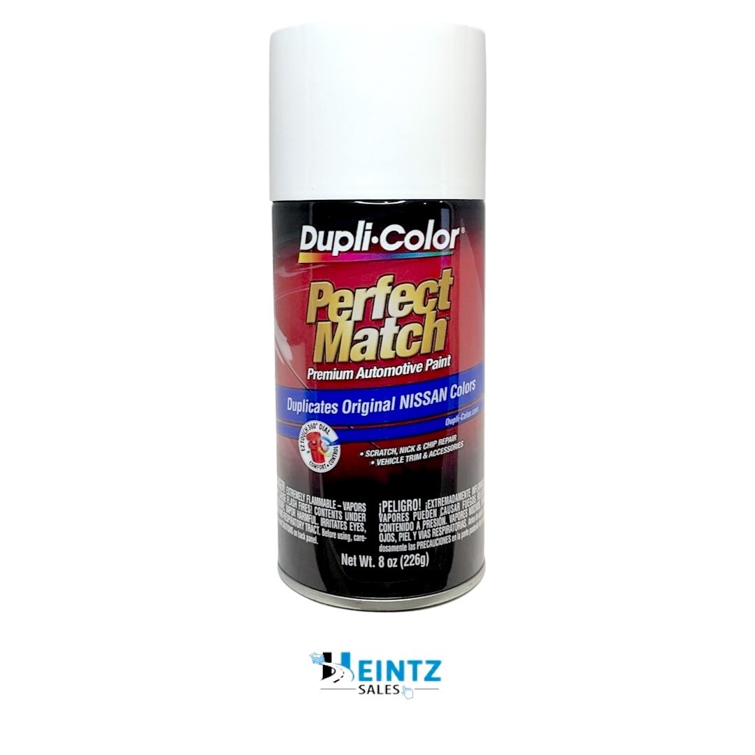 Duplicolor BNS0562 Perfect Match Nissan Super White – Code 326 8oz Aerosol