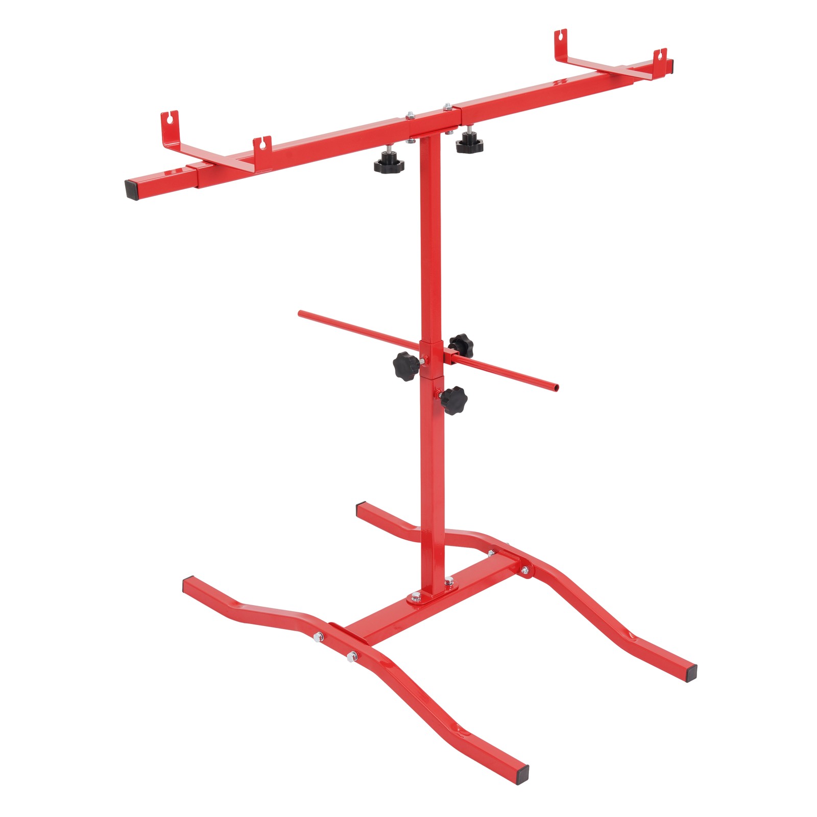 Auto Body Adjustable Paint Panel Stand Fender Bumper Steel Powder Coated Red